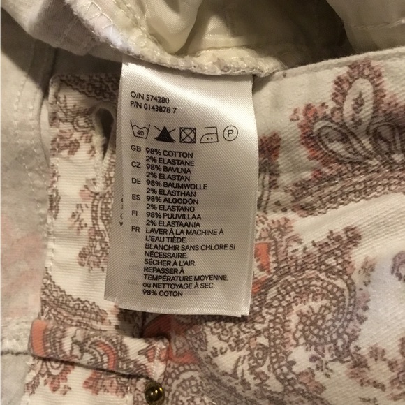 H&M all over paisley print pants size 10 - Picture 4 of 6